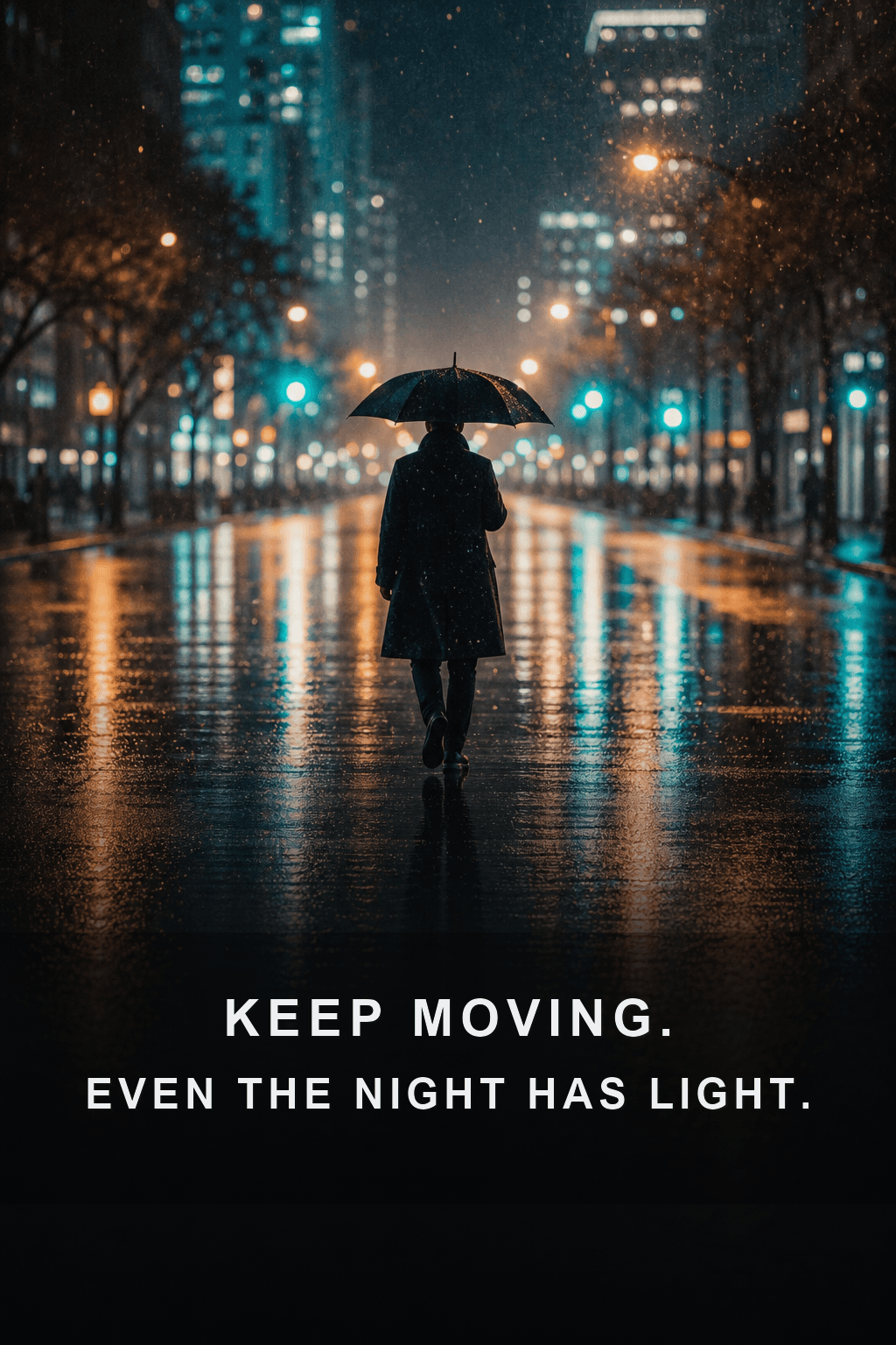 Even the night has light poster printable poster preview