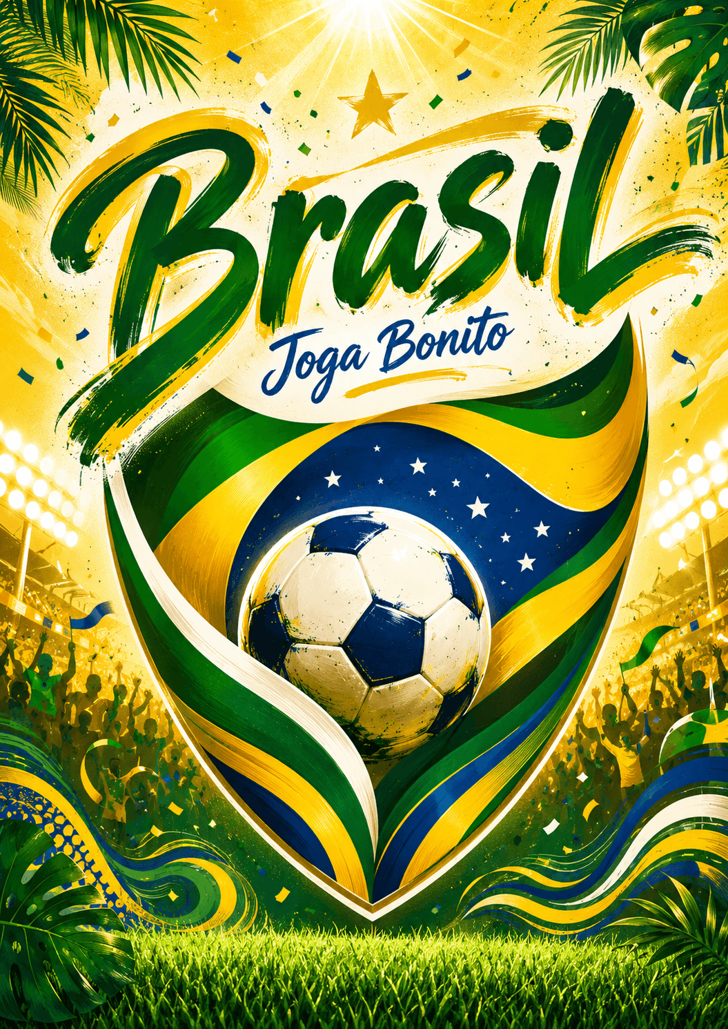 Brazil Seleção Football Pride Poster printable poster preview