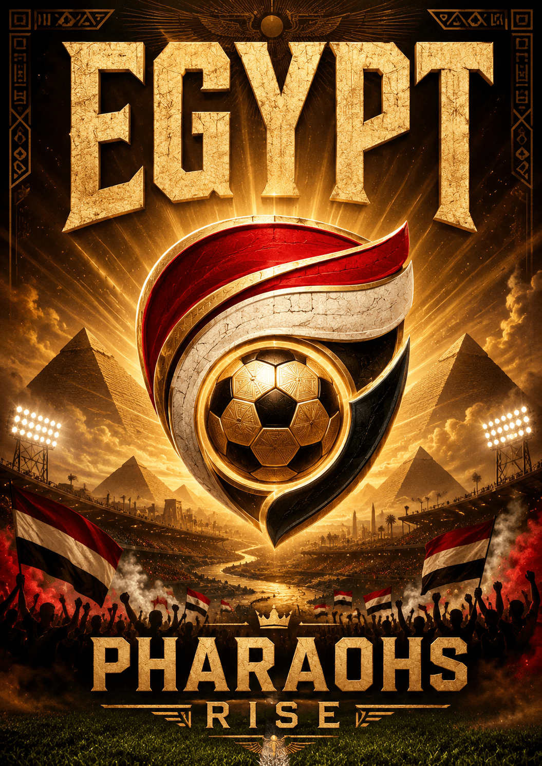 Egypt Pharaohs Football Pride Poster printable poster preview