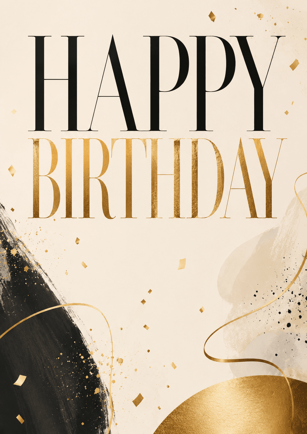 Happy Birthday Magazine Style Adult Birthday Poster printable poster preview