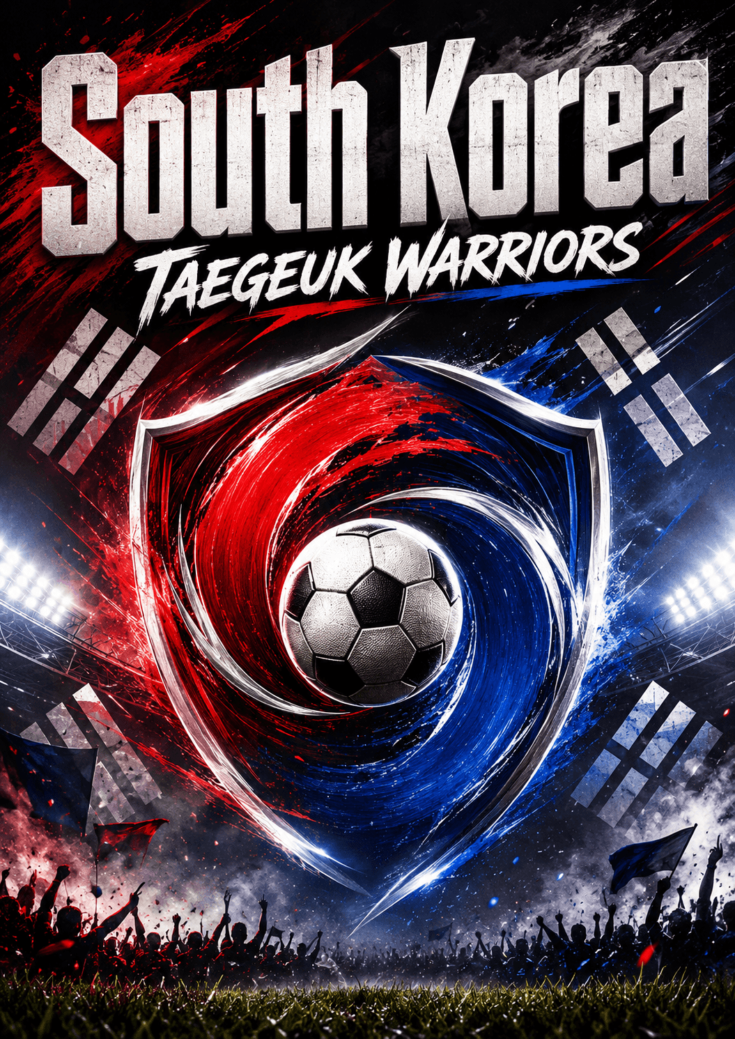 South Korea Taegeuk Warriors Football Pride Poster printable poster preview