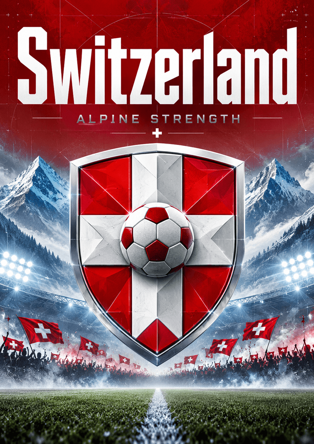 Switzerland Nati Football Pride Poster printable poster preview