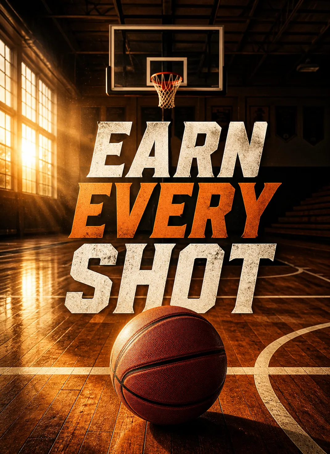 Druckvorschau für Basketball-Motivationsposter