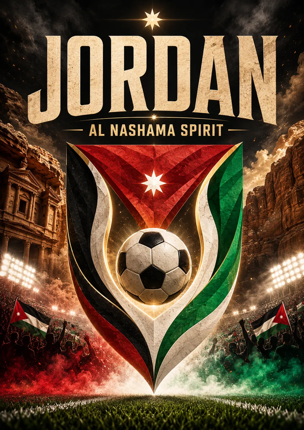 Jordan Al Nashama Football Pride Poster printable poster preview