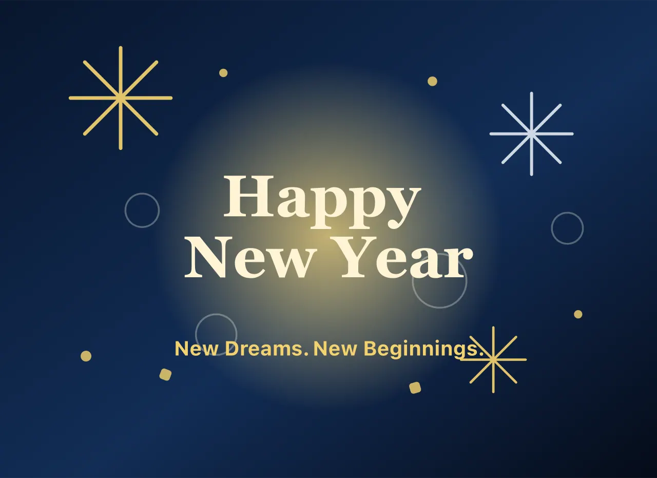 Vista previa imprimible de Cartel de Año Nuevo