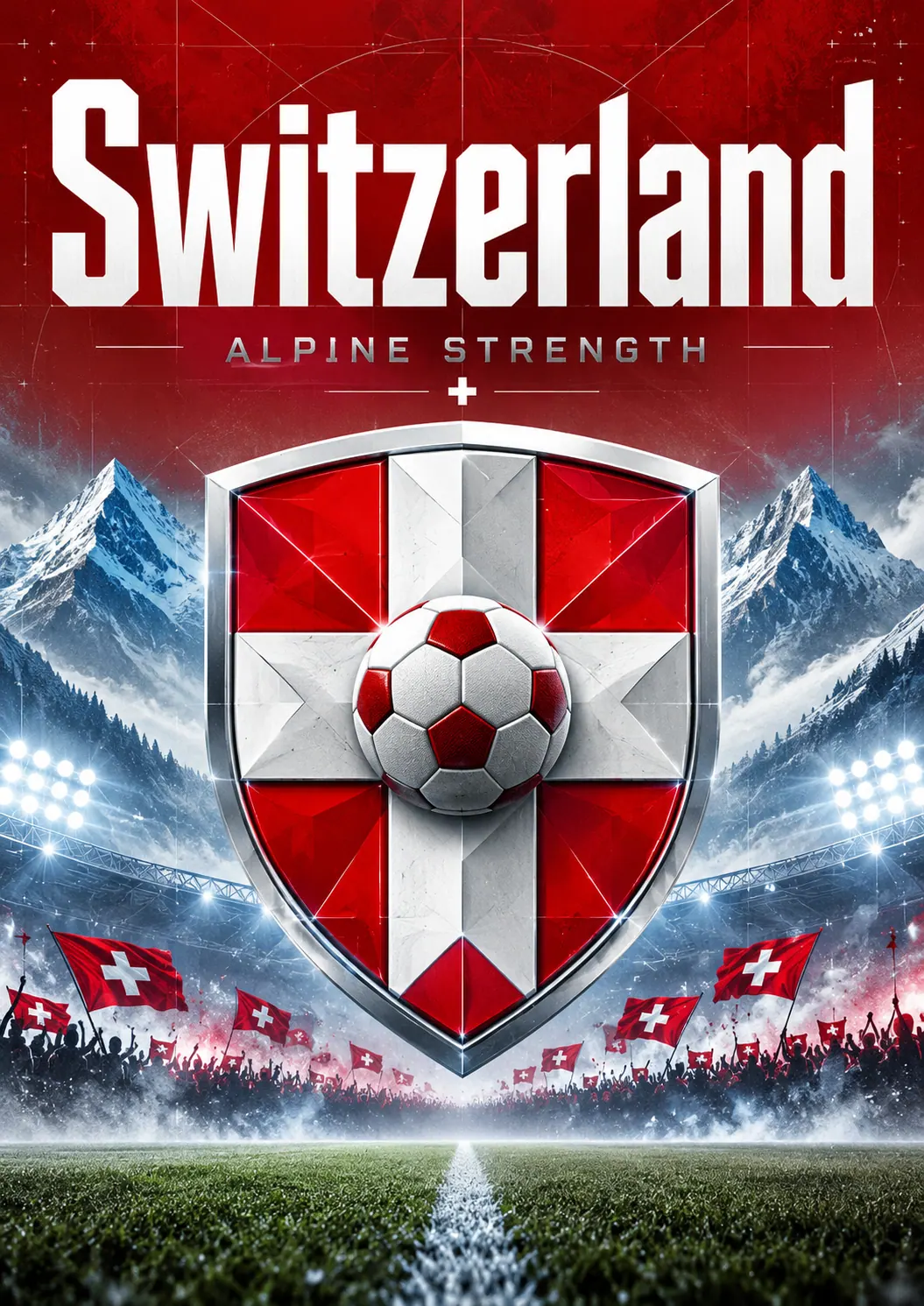 Switzerland Nati Football Pride Poster printable poster preview