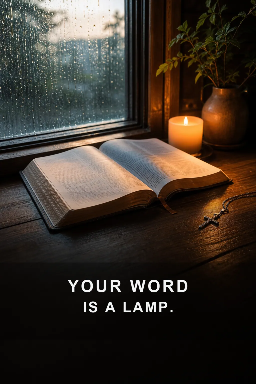 Druckvorschau für Your Word Is A Lamp-Poster