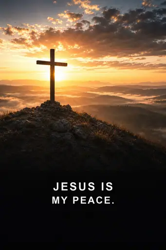 Jesus Is My Peace poster poster design preview