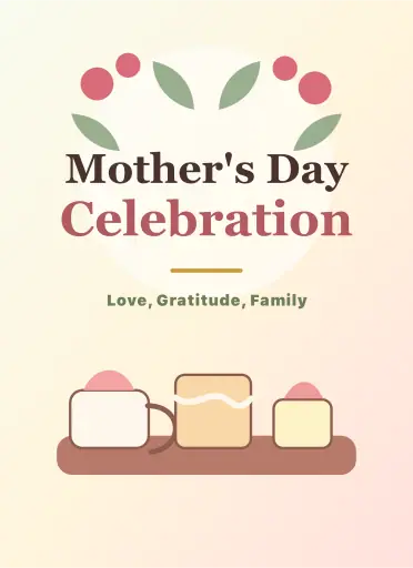 Mother's Day celebration brunch poster poster design preview