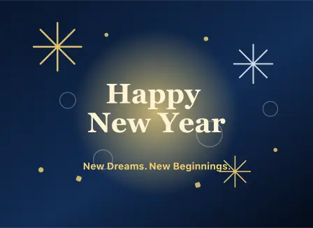 New Year poster poster design preview