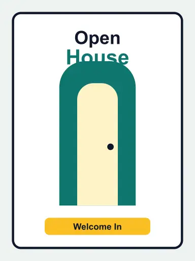 Open house poster poster design preview