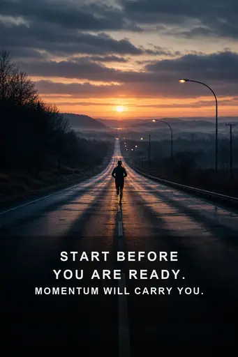 Start before you are ready poster poster design preview